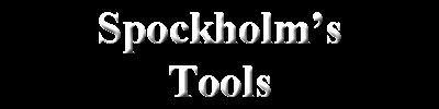 Spockholm Tools